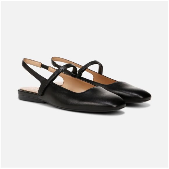 NEW Naturalizer Connie Mary Jane Slingback Flat - black leather, size 7 - Picture 4 of 4
